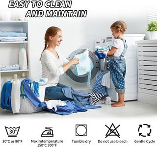 DUJUIKE Funda cabecero Cama, Protector de Funda de