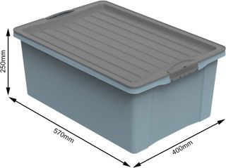 Rotho Compact Caja de almacenamiento 38l con tapa,