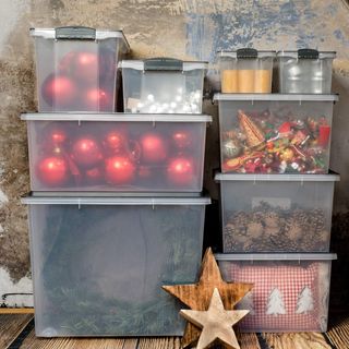 Rotho Compact Caja de almacenamiento 38l con tapa,