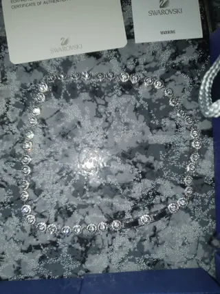 Collar Swarovski Plata