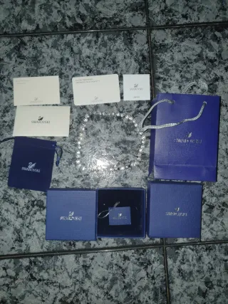 Collar Swarovski Plata