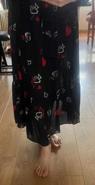 Vestido Zara estampado