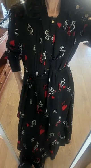 Vestido Zara estampado