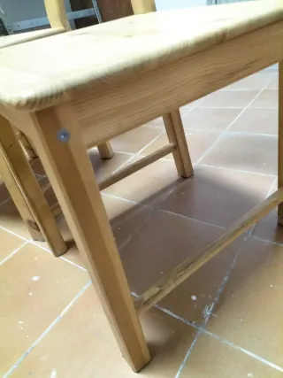 2 Sillas Madera IKEA