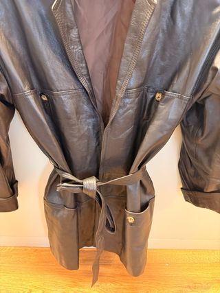 Chaqueta de piel Loewe marrón