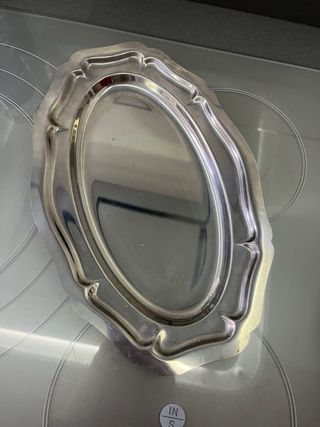 Set 8 Platos Metal Nuevos