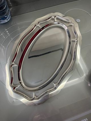 Set 8 Platos Metal Nuevos