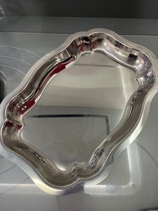 Set 8 Platos Metal Nuevos