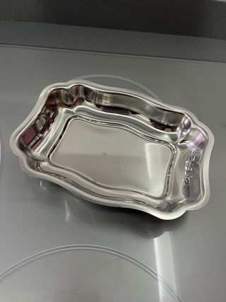 Set 8 Platos Metal Nuevos