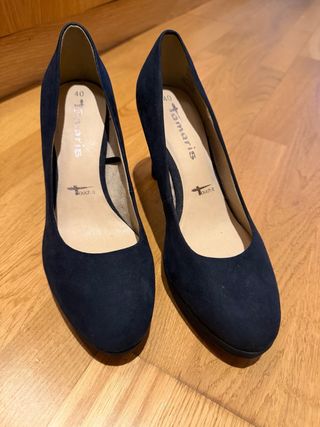 Zapatos de tacón Tamaris azul talla 40