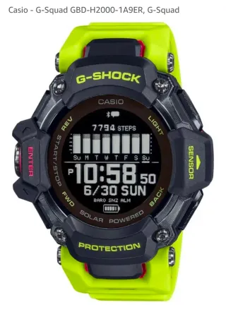 Casio G-Shock GBD-H2000-1A9ER G-Squad Reloj