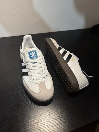 Adidas Samba Blancas y Negras