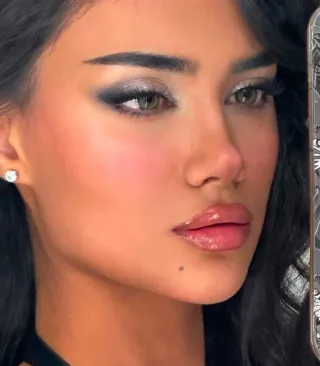 Lentillas de colores marrónes caramelo