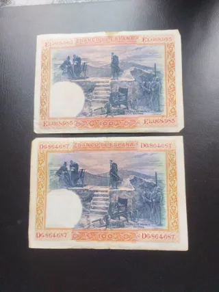 Lote Billetes y Monedas España