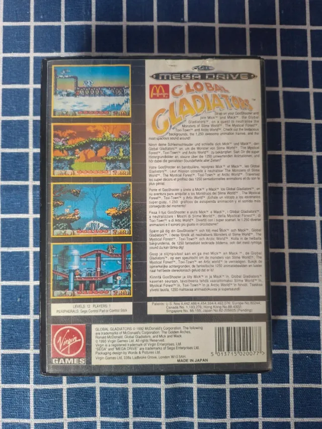MEGADRIVE GLOBAL GLADIATORS ORIGINAL