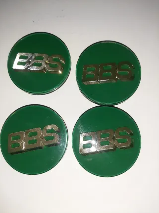 Tapas de Rueda BBS Verdes (4 unidades)