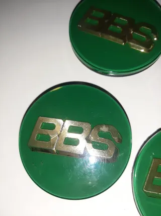 Tapas de Rueda BBS Verdes (4 unidades)