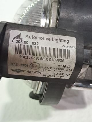 FARO ANTINIEBLA IZQUIERDO MINI COUNTRYMAN (R60)
