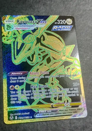Carta Pokémon Rayquaza VMAX TG29/TG30