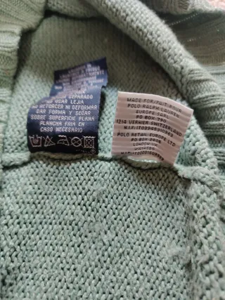 Jersey Polo Ralph Lauren verde Talla M