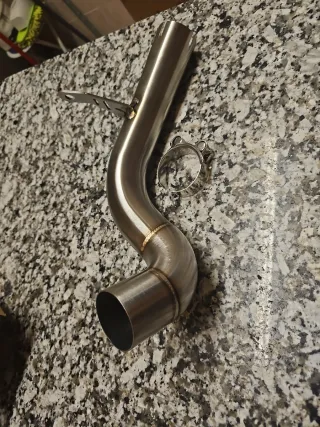 Tubo de escape intermedio inox BMW