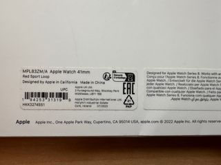 Apple Watch 41mm. Product Red Sport Loop