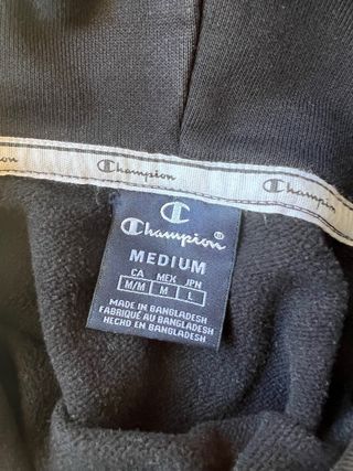 Sudadera Champion Negra Talla S