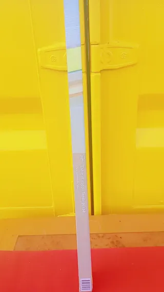 Estor plisado blanco y transparente