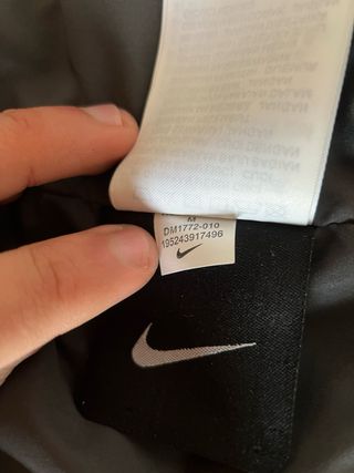 Chaqueta Nike x Nocta Negra y Gris