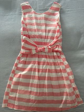 Vestido Kling rayas rosa y blanco Talla XS