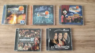 Lote 5 CDs Operación Triunfo OT