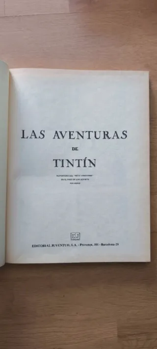 Comic Tintin en el país de los Soviets