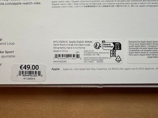 Apple Watch X Nike 41mm. Game Royal/Orange Loop