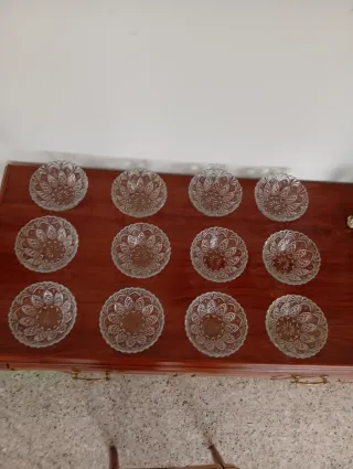 Bol de cristal para fruta