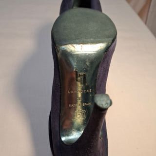 Zapatos de ante morado Latouche