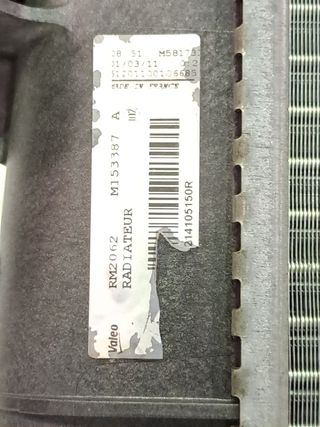 RADIADOR AGUA RENAULT MEGANE III BERLINA 5 P (3)