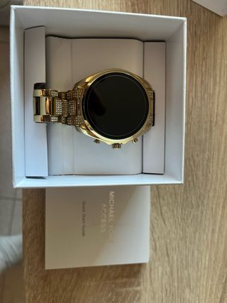 Reloj Michael Kors Digital Dorado Full Set