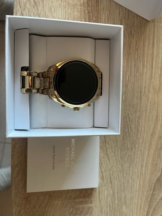 Reloj Michael Kors Digital Dorado Full Set