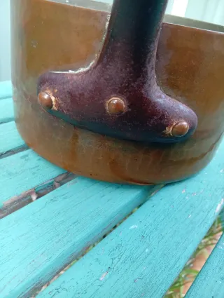 Antica Pentola contadina in rame