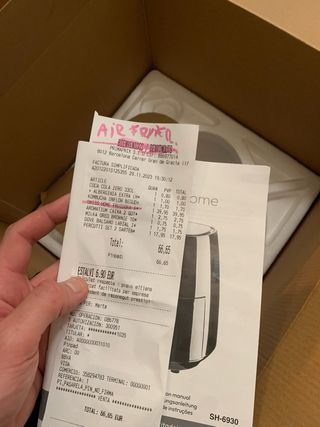 Airfryer SwissHome Negra