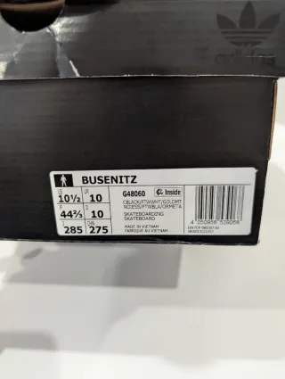 Adidas Busenitz Pro Talla 44 2/3