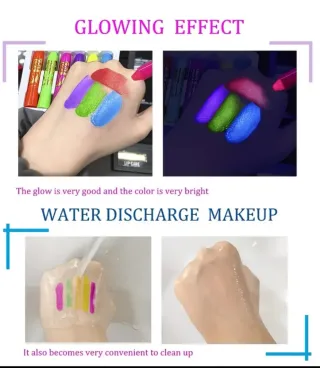 Lápices Pintura Facial Neón UV MeiduGaga