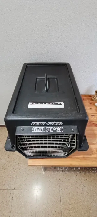 Transportín Animal Cargo Negro