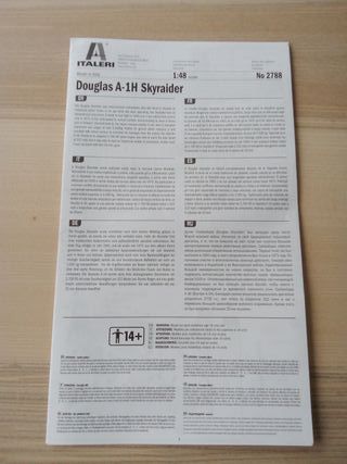 A-1H SKYRAIDER MAQUETA ITALERI 1/48