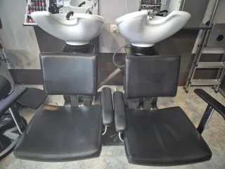 Lavabos de peluquería color blanco