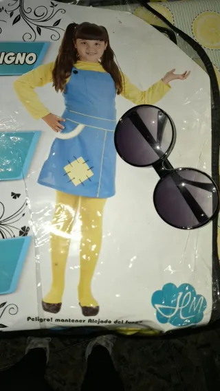 Disfraz Minion Chica Talla 10/12años