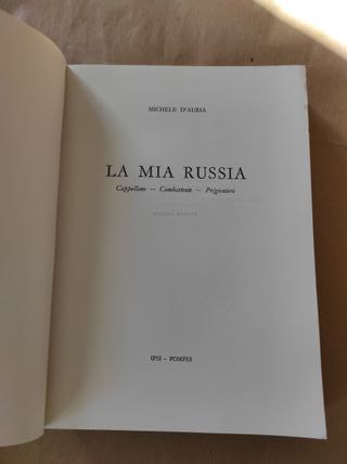Libro la mia russia cappellano combattente partigi