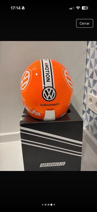 Casco esquí niño EASSUN naranja Talla S nuevo