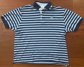 Polo Lacoste Rayas Azul y Blanco Talla M