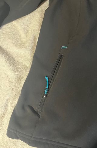 Chaqueta Softshell Quechua Negra Talla S Mujer